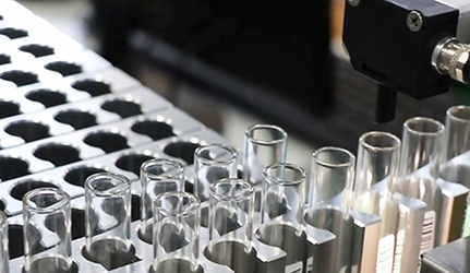Barcode and liquid-level detection